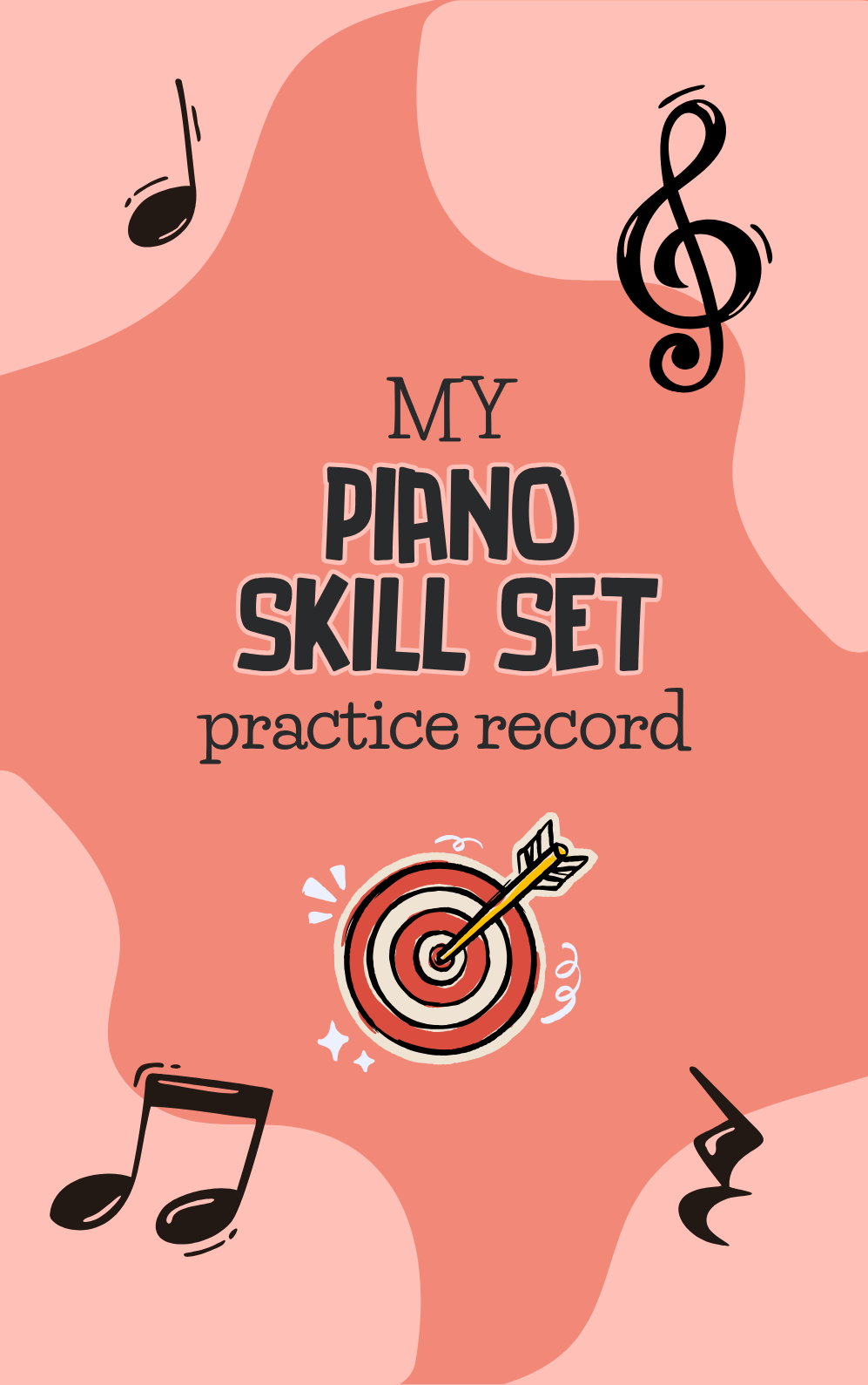 Cover of My First Piano Skill Set Practice Record